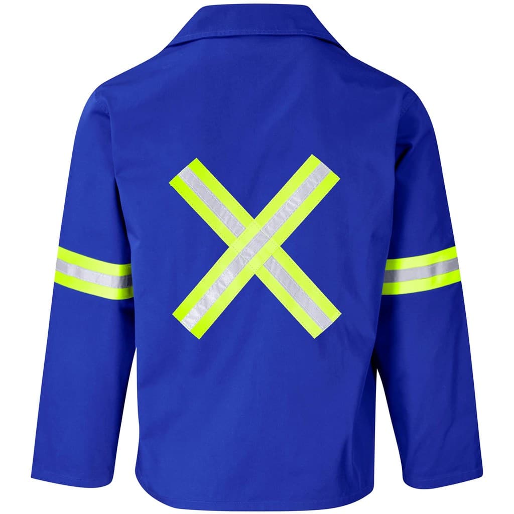 Site Premium Polycotton Jacket – Reflective Arms & Back – Yellow Tape thumbnail 8
