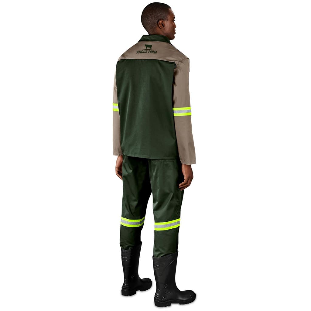 Site Premium Two-Tone Polycotton Jacket – Reflective Arms – Yellow Tape thumbnail 6