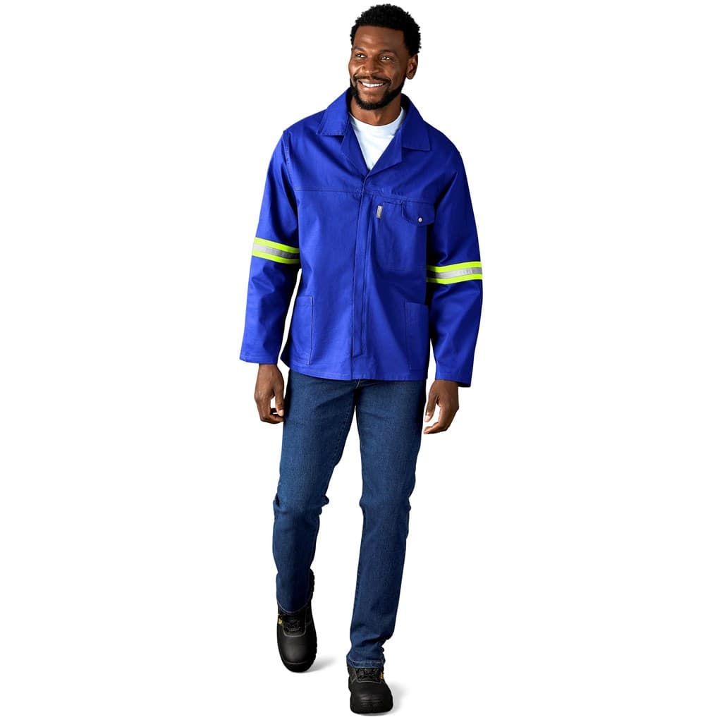 Artisan Premium 100% Cotton Jacket – Reflective Arms – Yellow Tape thumbnail 6