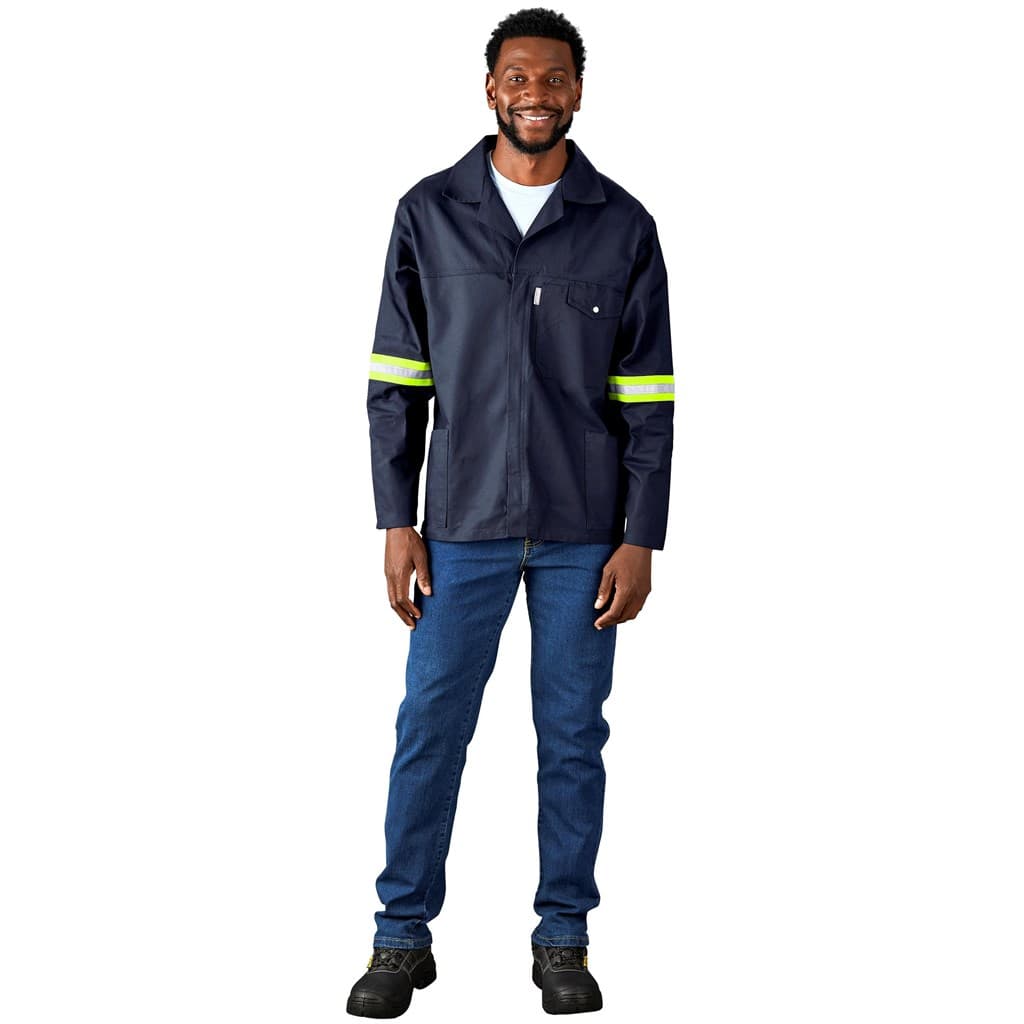 Artisan Premium 100% Cotton Jacket – Reflective Arms – Yellow Tape thumbnail 16