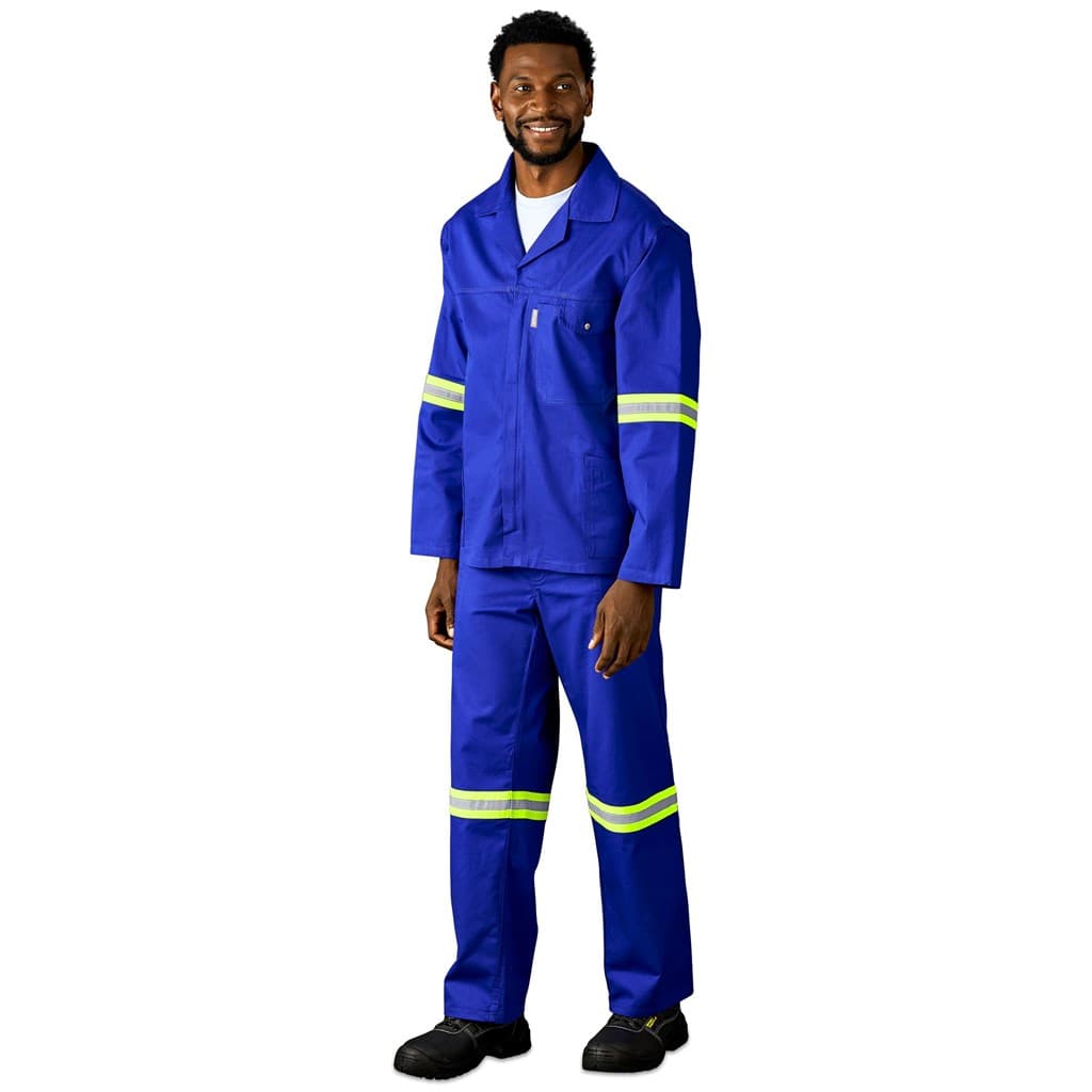 Artisan Premium 100% Cotton Jacket – Reflective Arms & Back – Yellow Tape thumbnail 6