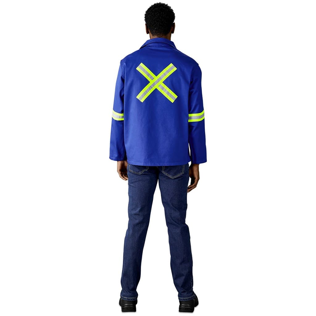 Artisan Premium 100% Cotton Jacket – Reflective Arms & Back – Yellow Tape thumbnail 9