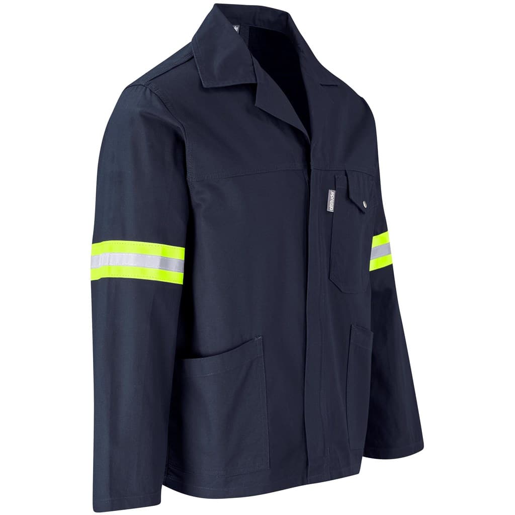 Artisan Premium 100% Cotton Jacket – Reflective Arms & Back – Yellow Tape thumbnail 23
