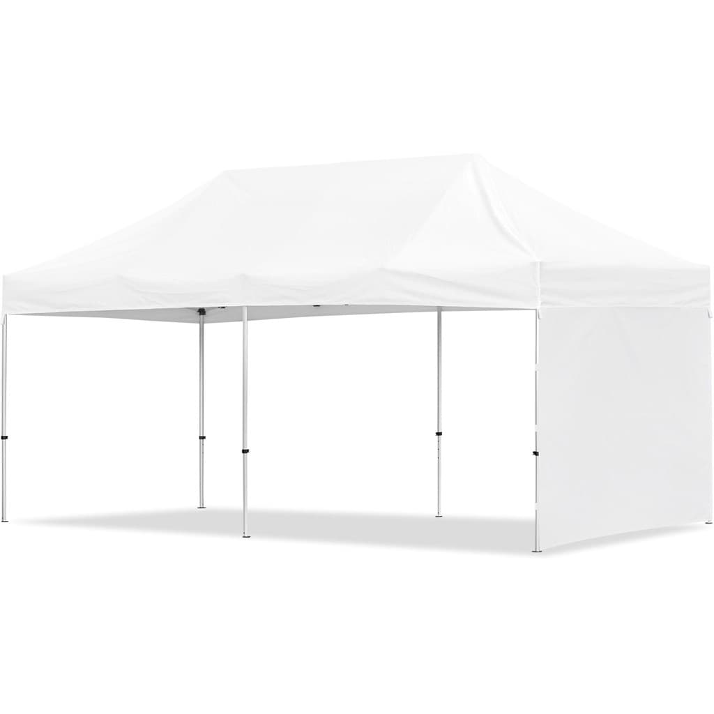 Coated Steel Sublimated Gazebo 6m x 3m –  1 Short Full-Wall Skin