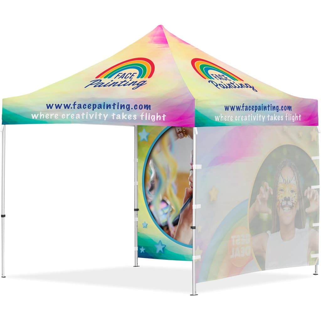 Coated Steel Sublimated Gazebo 3m x 3m – 2 Full-Wall Skins thumbnail 5