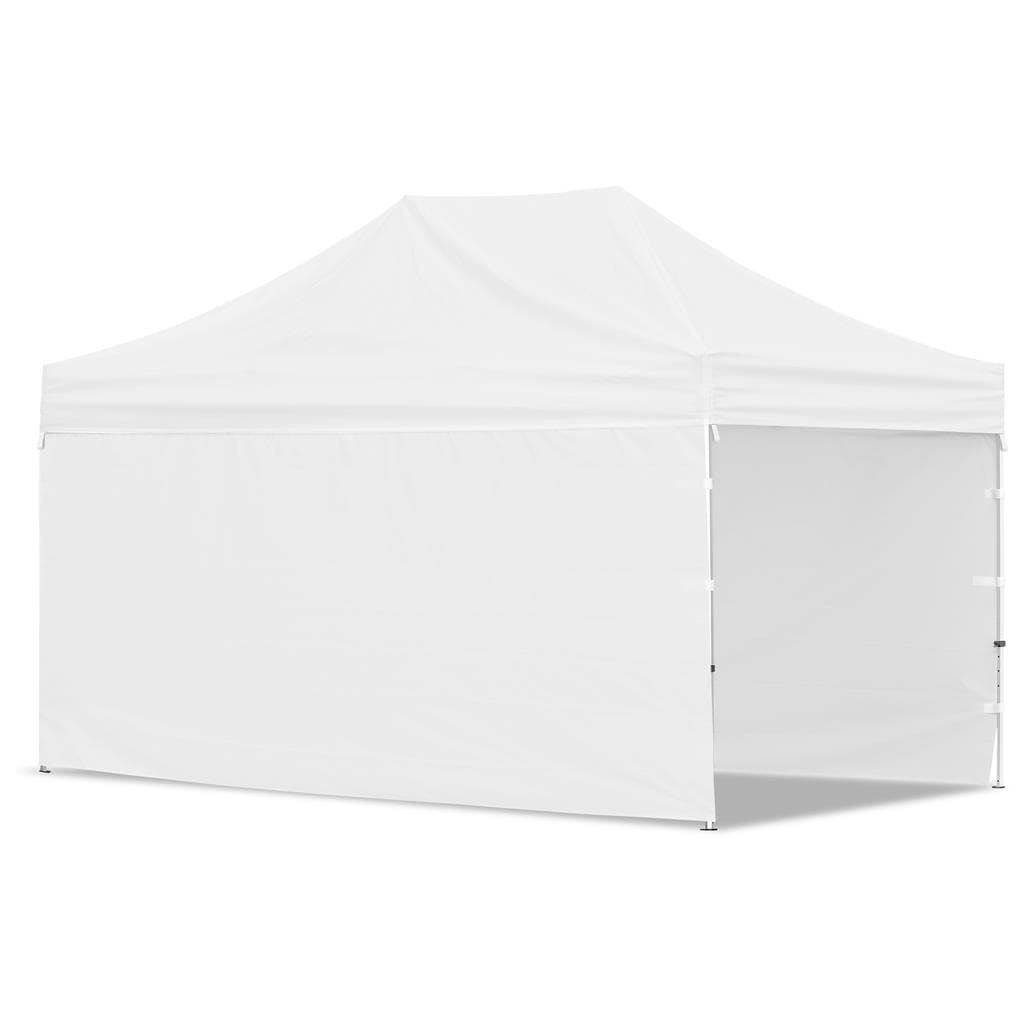 Coated Steel Sublimated Gazebo 4.5 x 3m – 2 Long Full-Wall Skins