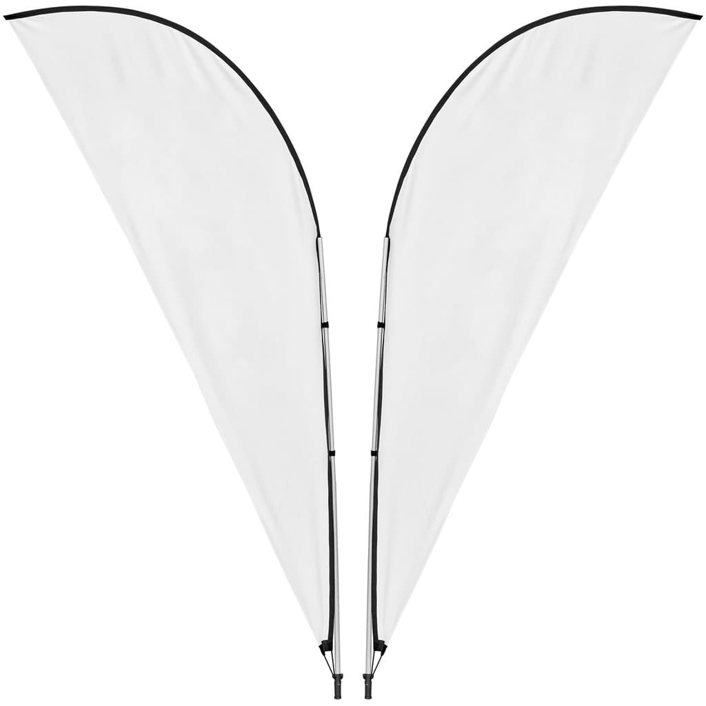 Legend 3M Sublimated Sharkfin Double-Sided Flying Banner – 1 complete unit thumbnail 4