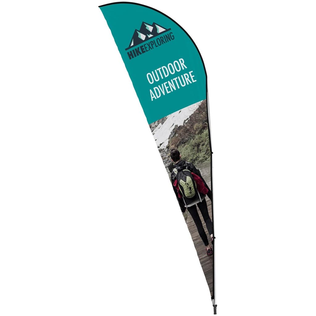 Legend 4M Sublimated Sharkfin Double-Sided Flying Banner – 1 complete unit thumbnail 3