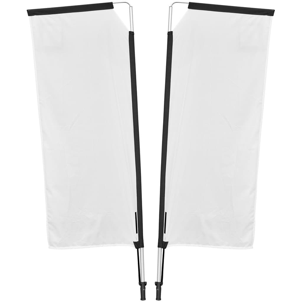 Legend 2M Sublimated Telescopic Double-Sided Flying Banner – 1 complete unit thumbnail 4