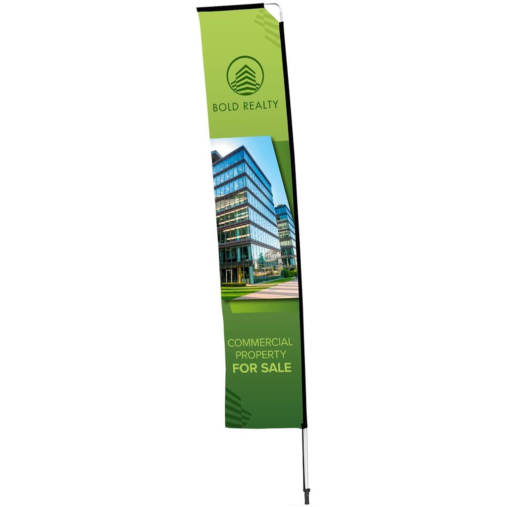 Legend 4M Sublimated Telescopic Double-Sided Flying Banner – 1 complete unit thumbnail 5