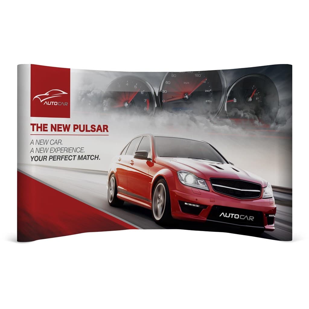 Legend Curved Banner Wall with Wings 3.5m x 2.25m thumbnail 6