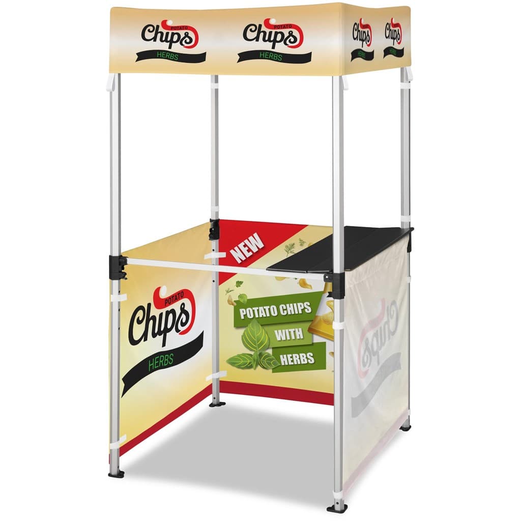 Ovation Sublimated Gazebo 1m X 1m Kiosk – 3 Half-Wall Skins thumbnail 18