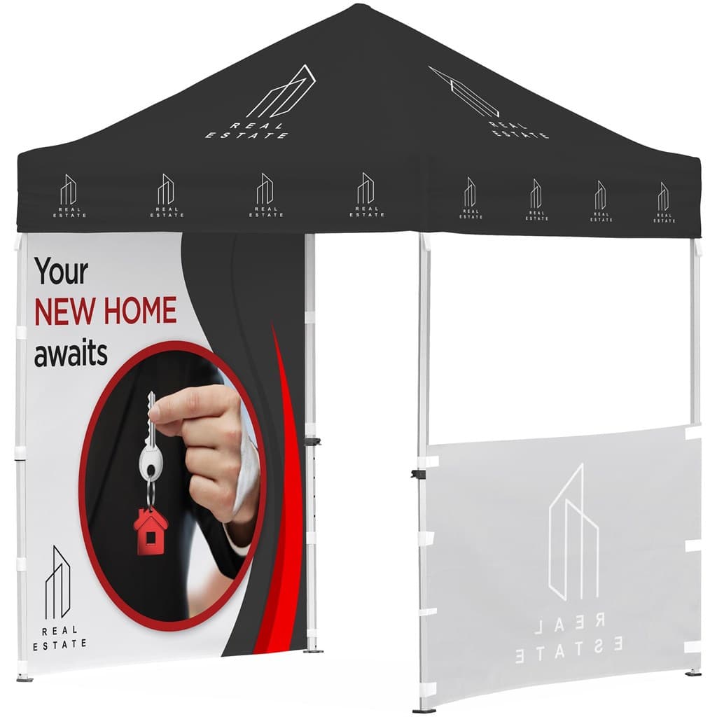 Ovation Sublimated Gazebo 2m X 2m Petite Frame – 1 Half-Wall Skin – 1 Full-Wall Skin thumbnail 16