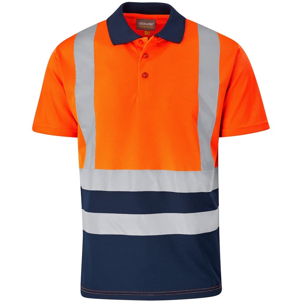 Surveyor Two-Tone Hi-Viz Reflective Golf Shirt thumbnail 13