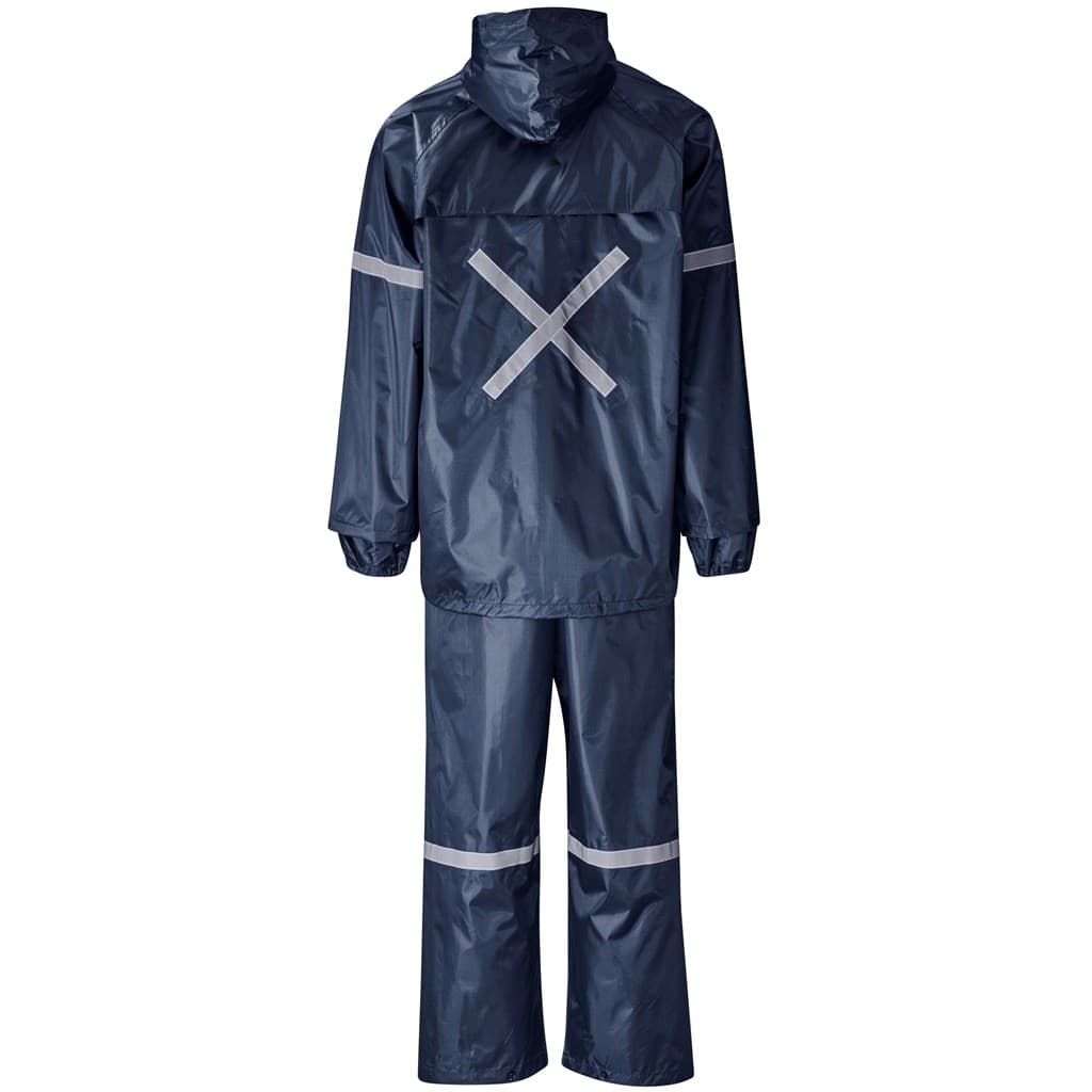 Outdoor Hi-Viz Reflective Polyester/PVC Rainsuit thumbnail 8