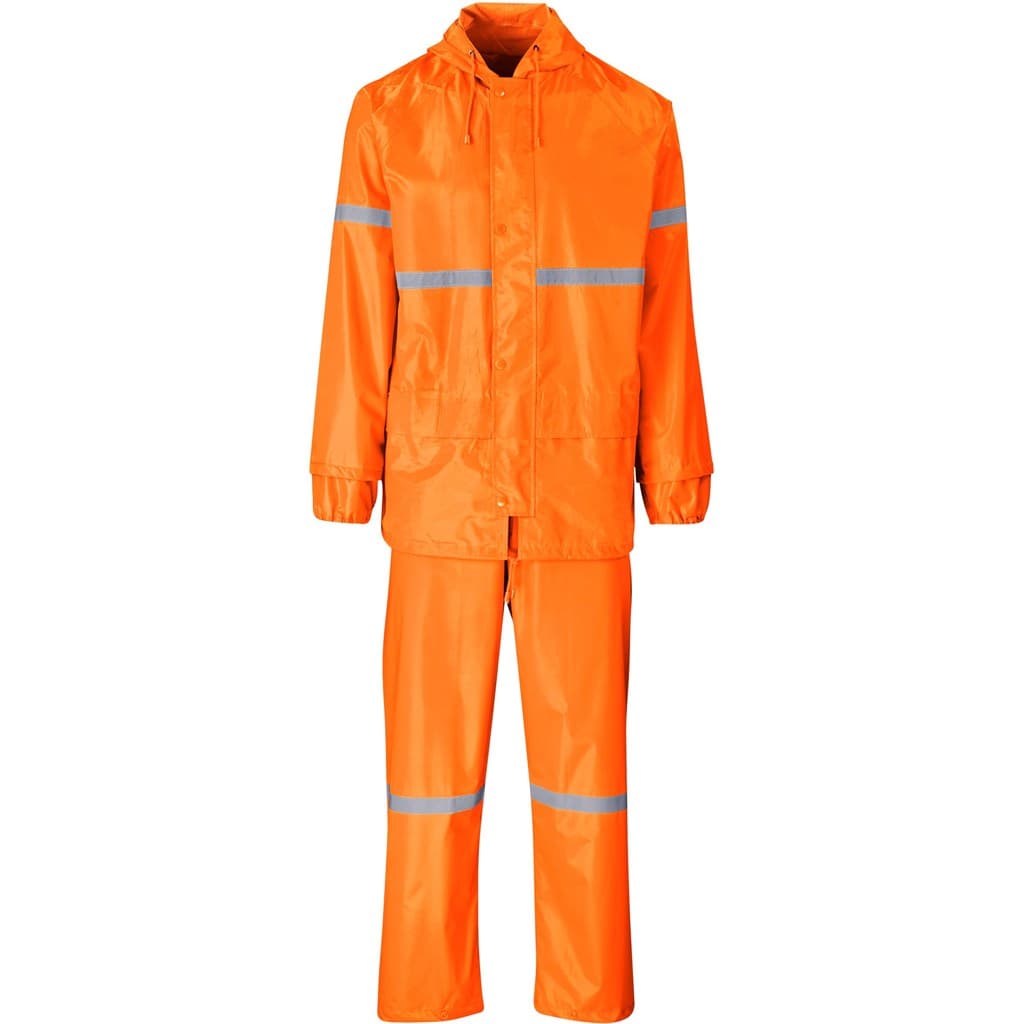Outdoor Hi-Viz Reflective Polyester/PVC Rainsuit thumbnail 9