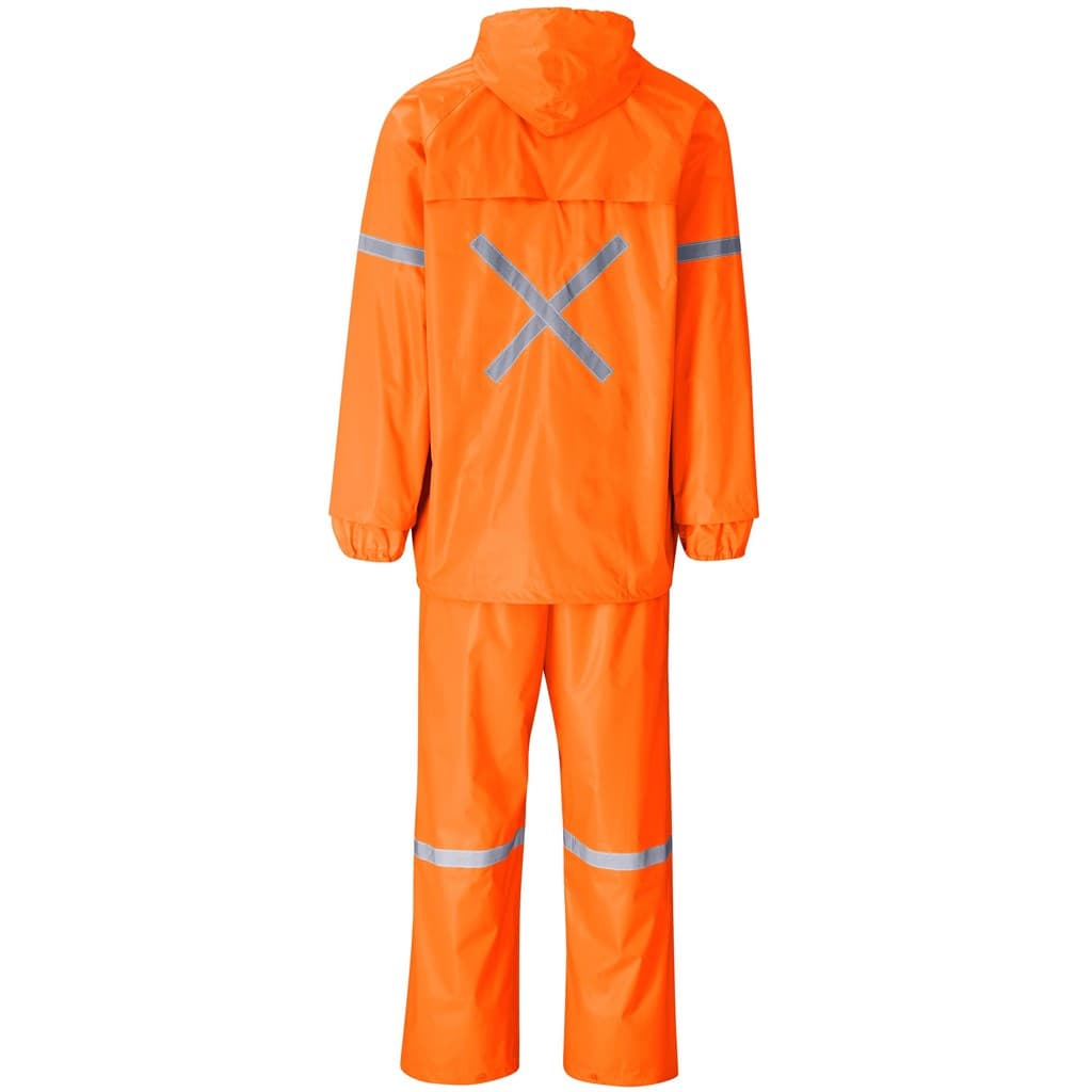 Outdoor Hi-Viz Reflective Polyester/PVC Rainsuit thumbnail 12