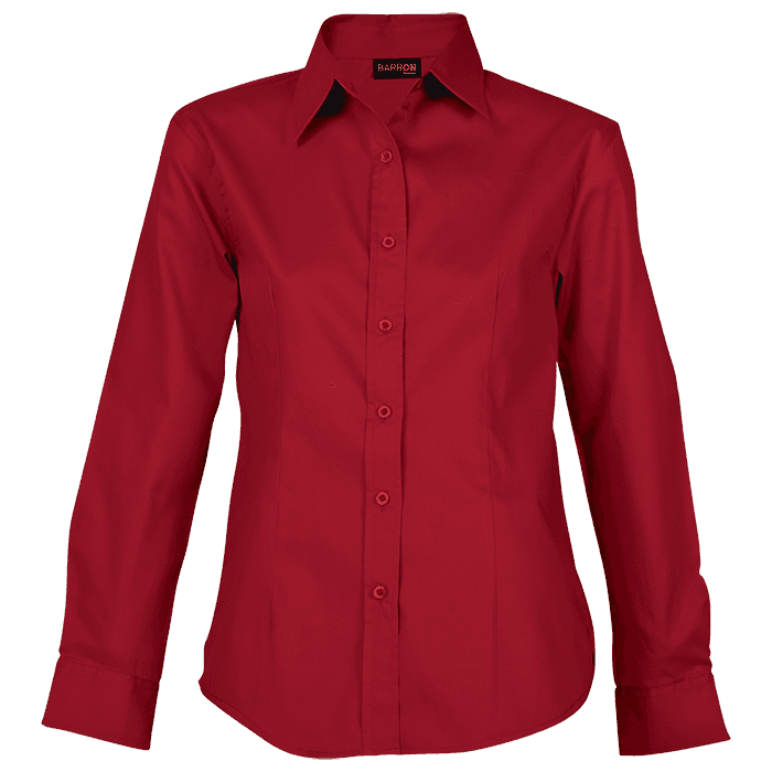 Brushed Cotton Twill Blouse Long Sleeve Ladies thumbnail 3