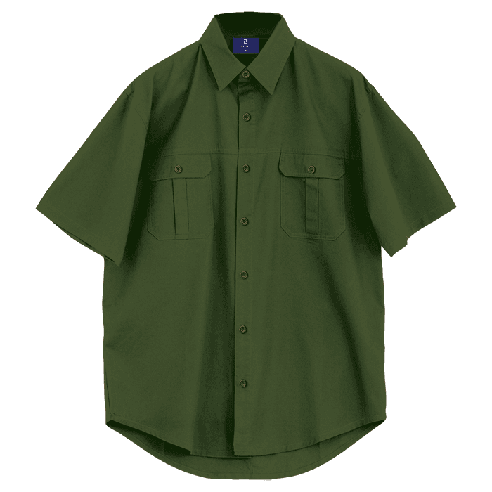 Plain Bush Shirt Mens thumbnail 8