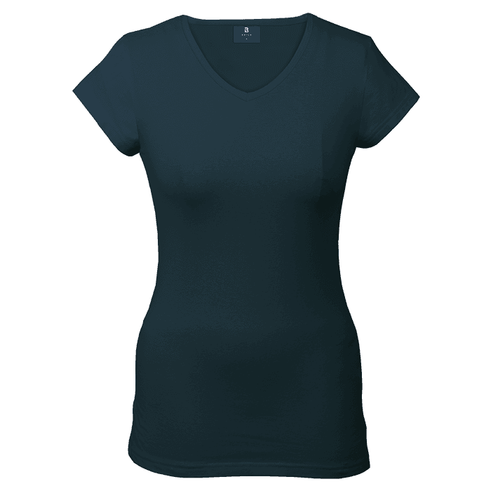 170g Essential V-Neck Slim Fit Ladies thumbnail 3