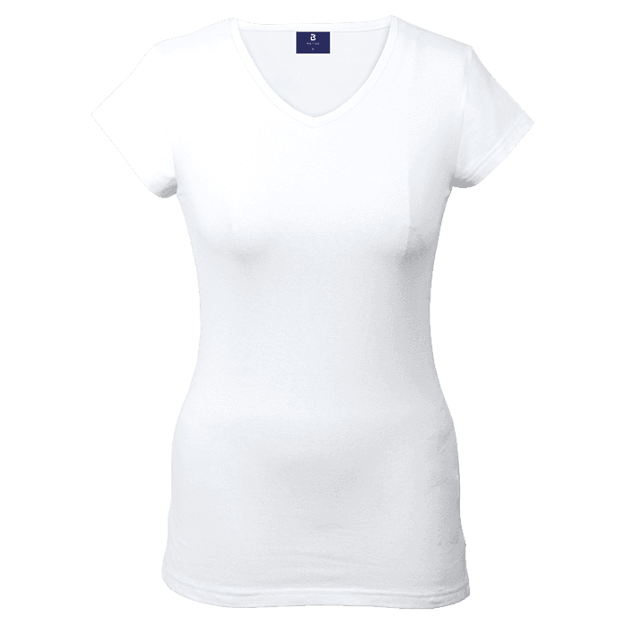170g Essential V-Neck Slim Fit Ladies thumbnail 4