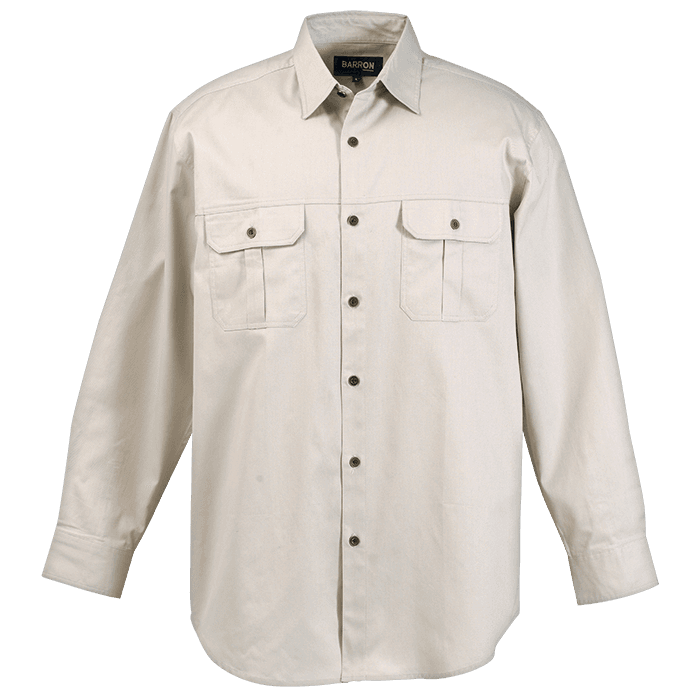 Bush Shirt Long Sleeve Mens