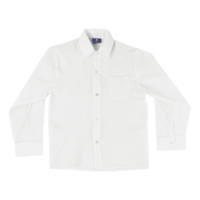 Unisex Long Sleeve School Shirt