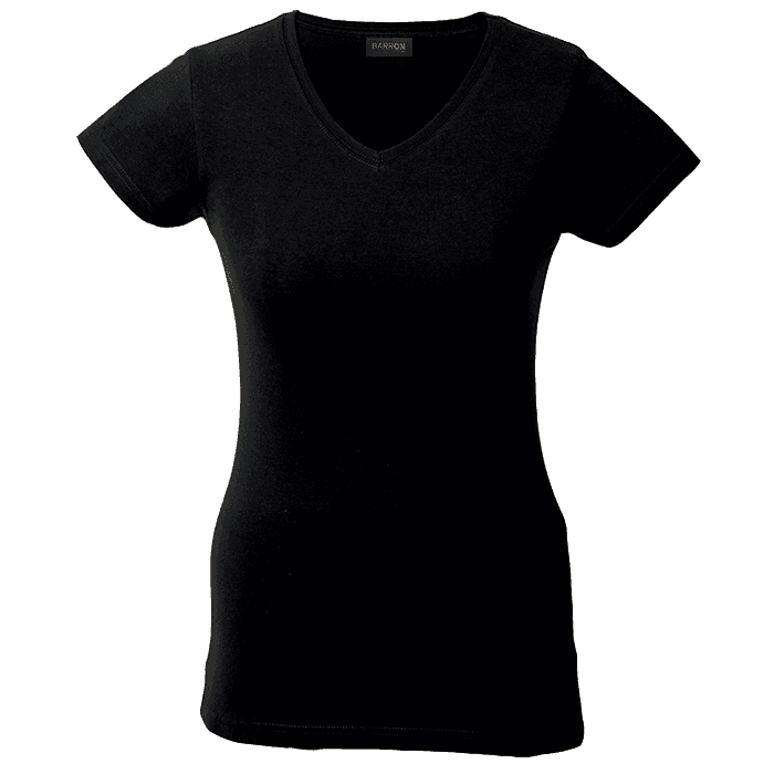 170g Slim Fit V-Neck T-Shirt Ladies thumbnail 4
