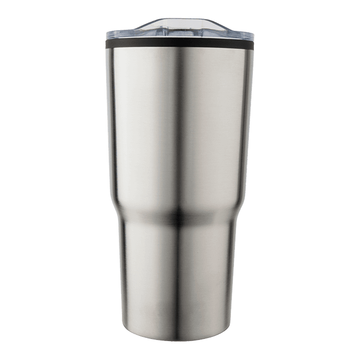 590ml Stainless Steel Mug With Clear Lid