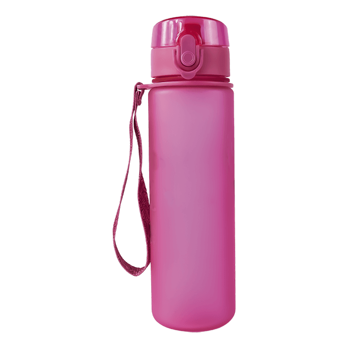 600ml Frosted Cylinder Water Bottle thumbnail 4