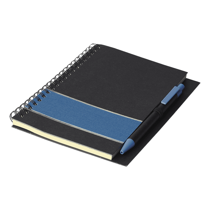 Coloured Stripe Notebook with Pen