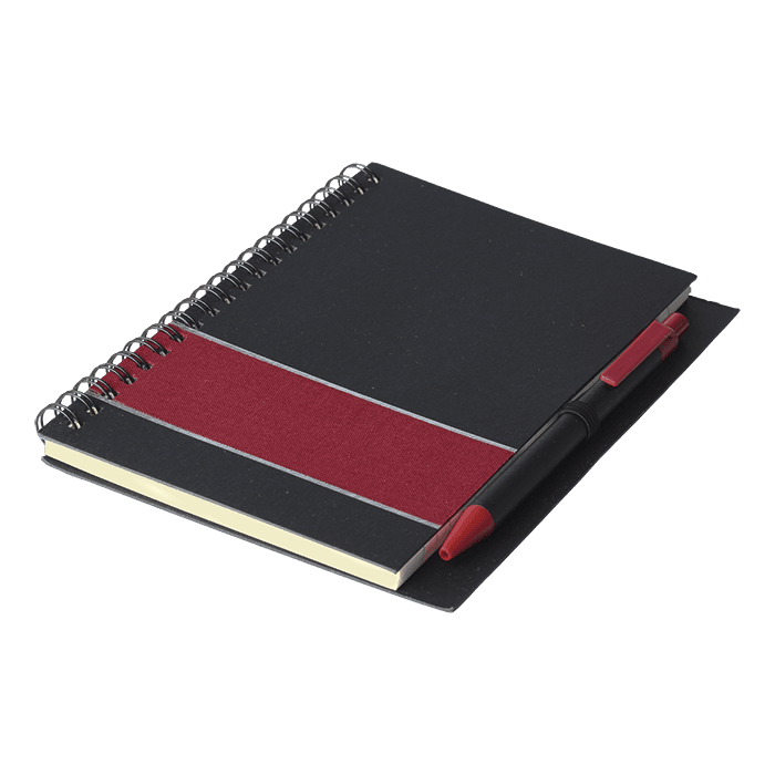 Coloured Stripe Notebook with Pen thumbnail 3