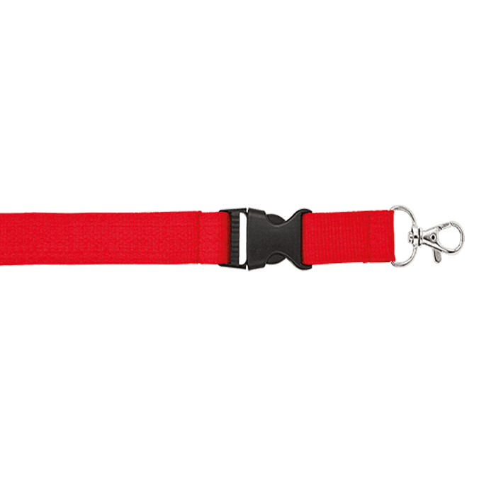 Woven Lanyard with Plastic Buckle