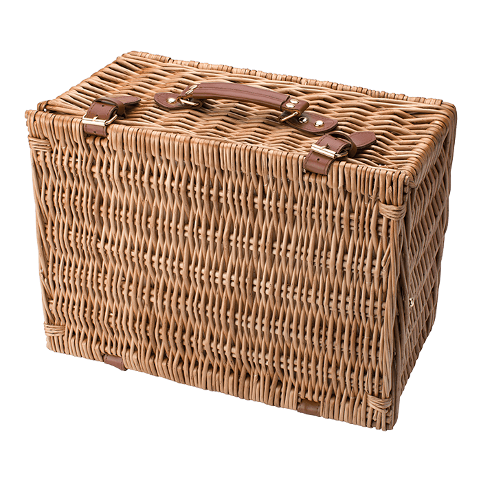 Two Person Willow Picnic Basket