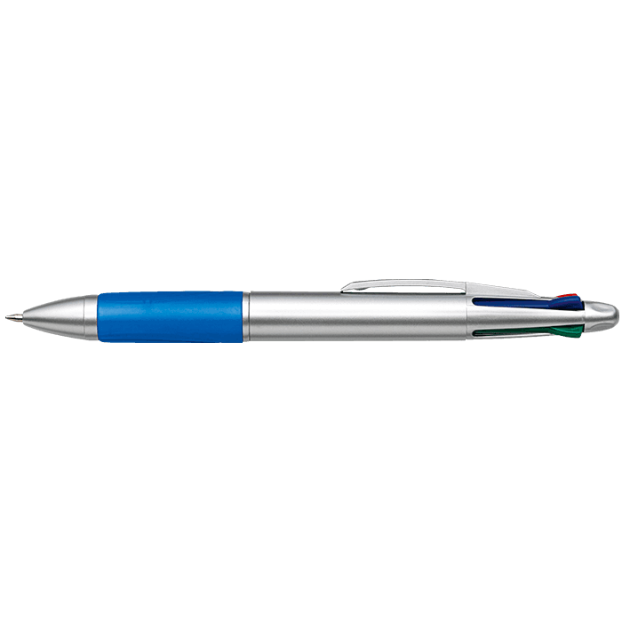 4 Colour Ballpoint Pen with Rubber Grip thumbnail 3