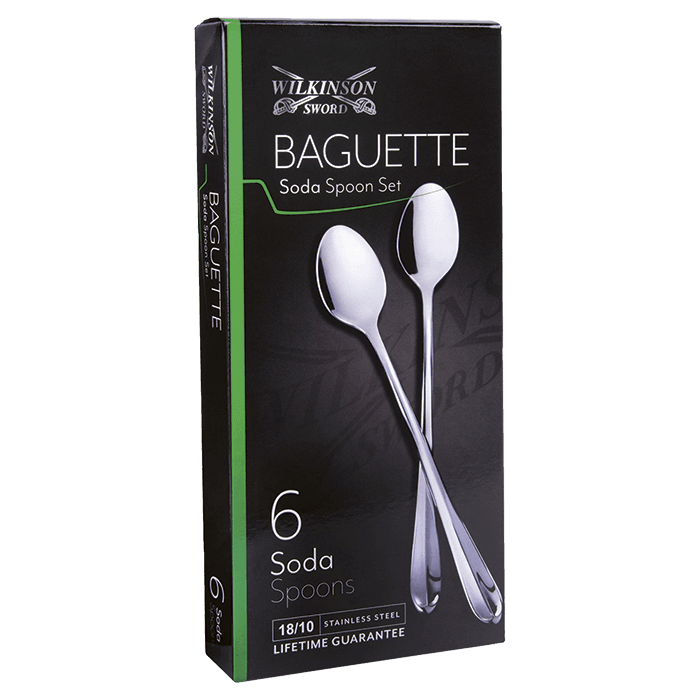 Baguette 6 Piece Soda Spoon Set