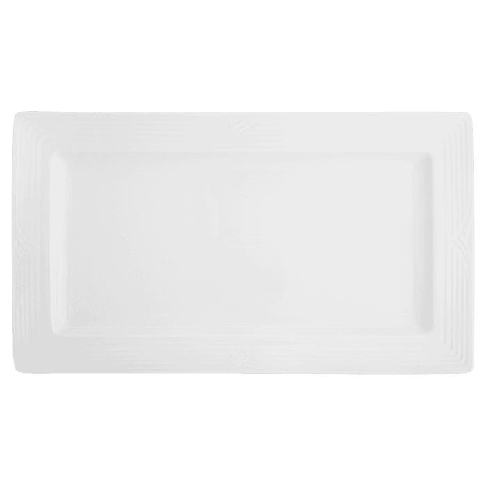 Arctic White Rectangle Plate
