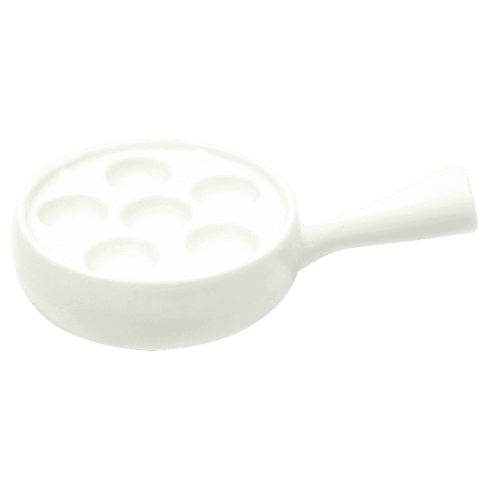 White Basics Escargot Dish