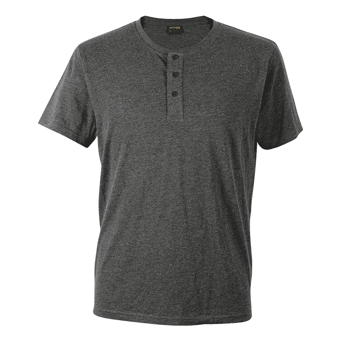 Henley Short Sleeve T-Shirt Mens thumbnail 3