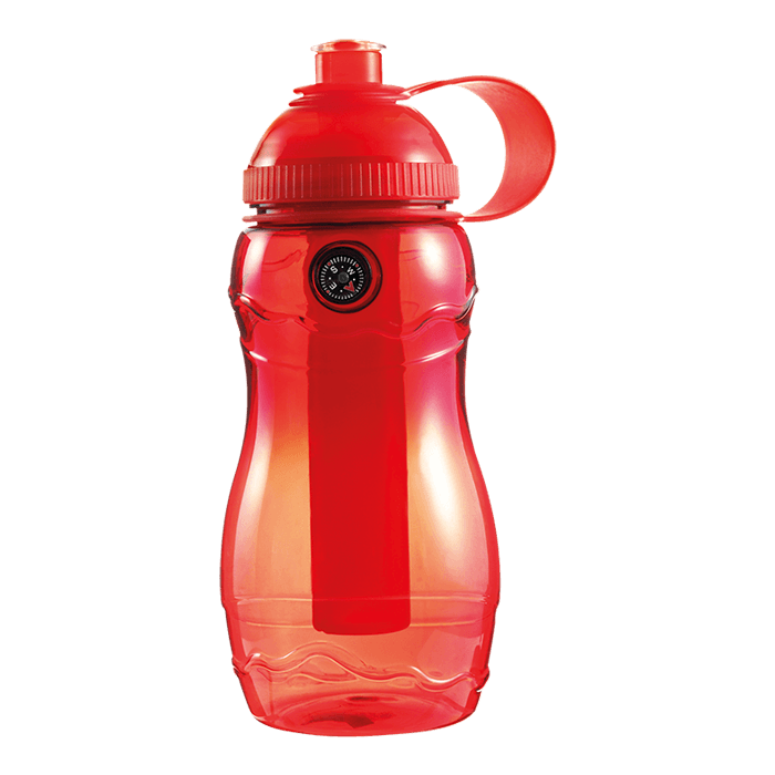 400ml Water Bottle with Freezer Stick and Compass