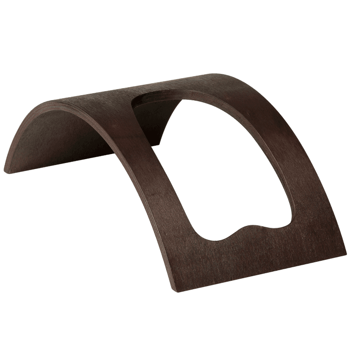 Curved Wooden Wine Bottle Holder