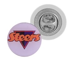 Lapel Badge Pin Clip – STD Size (30mm x 30mm)