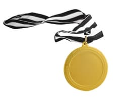 Gold Medal & Ribbon