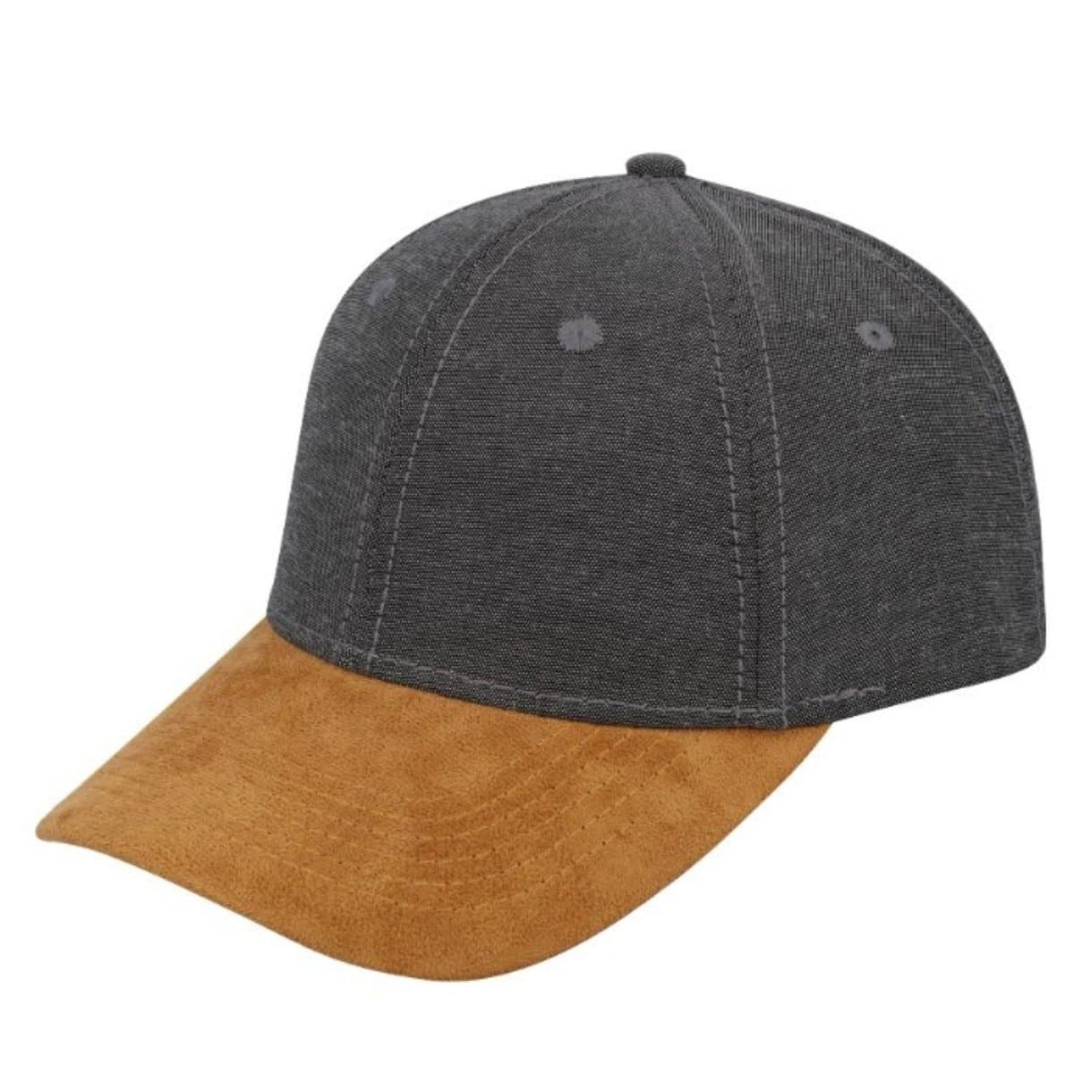 Chambray/Suede 6 Panel Cap thumbnail 7
