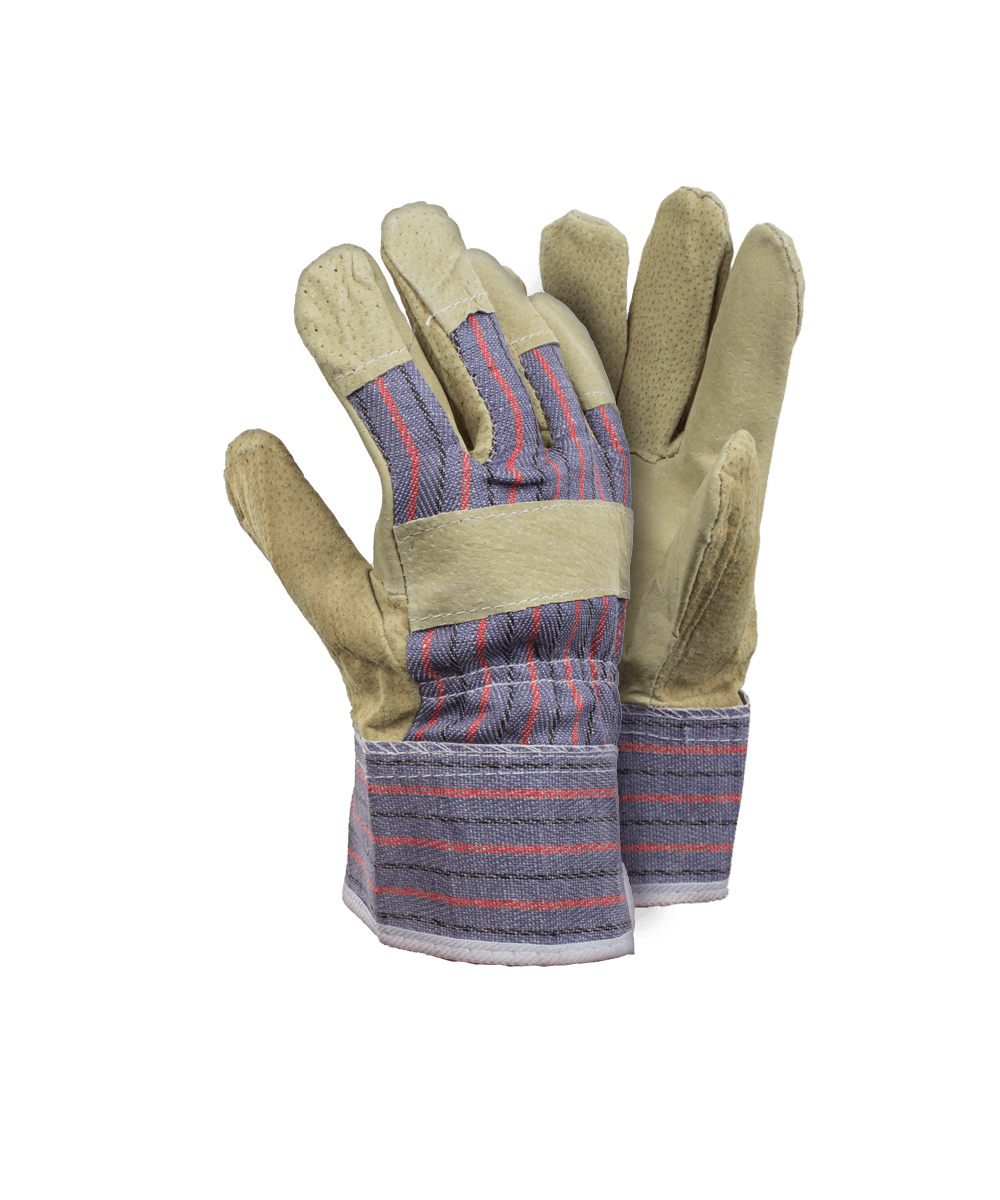 Premium Pig Skin Candy Stripe Gloves