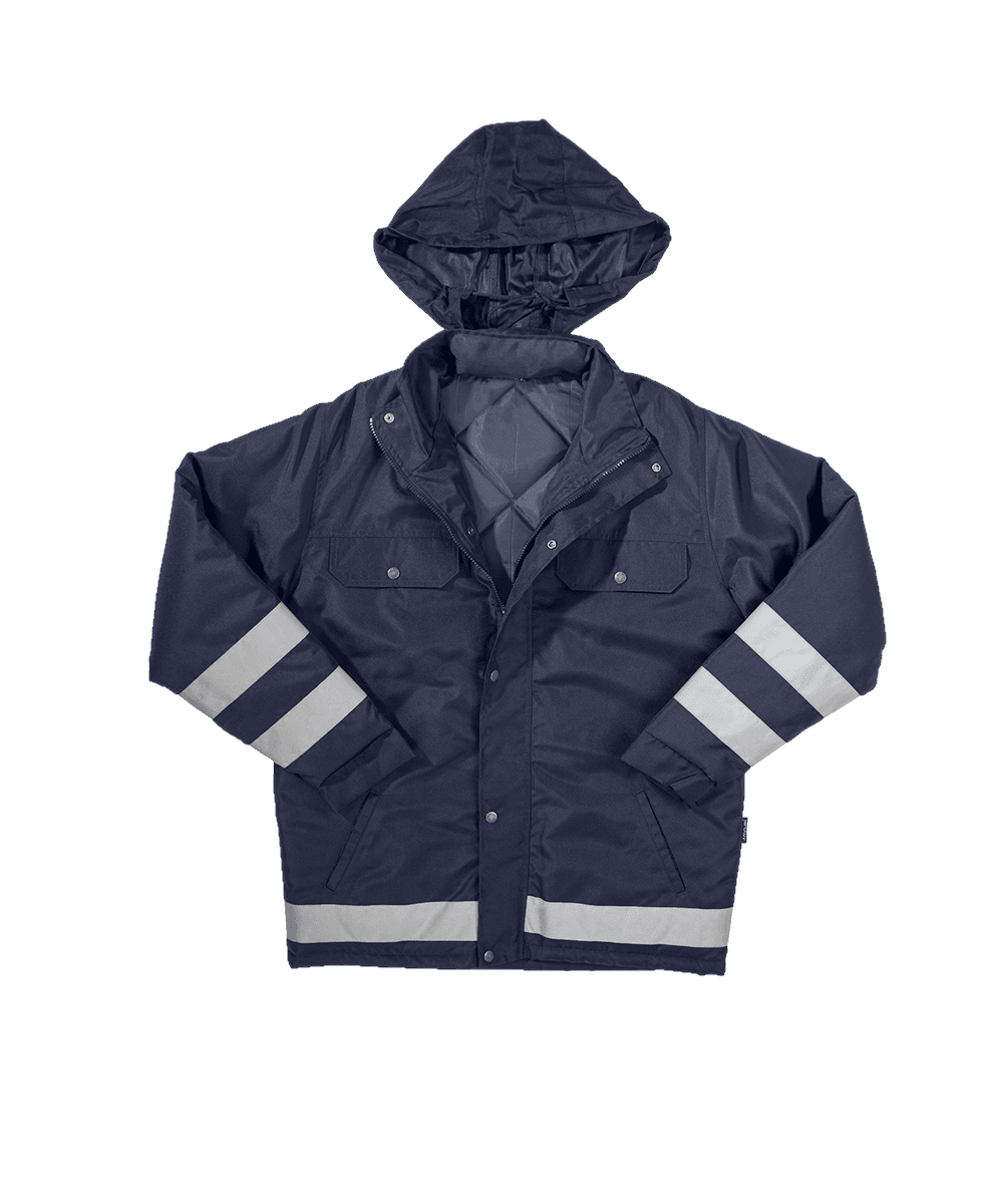 Reflective Utility Freezer Jacket