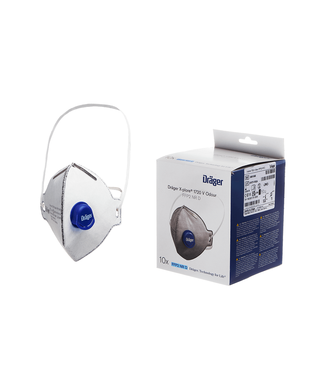 Dräger X-plore 1720 FFP2 D Mask with Valve