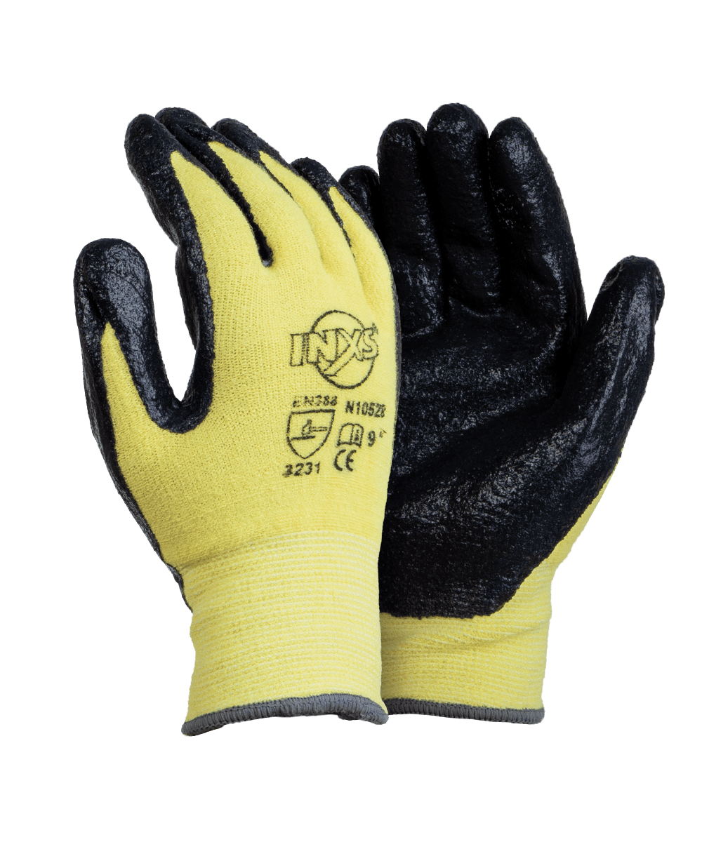 Kevlar liner Nitrile Coated Gloves