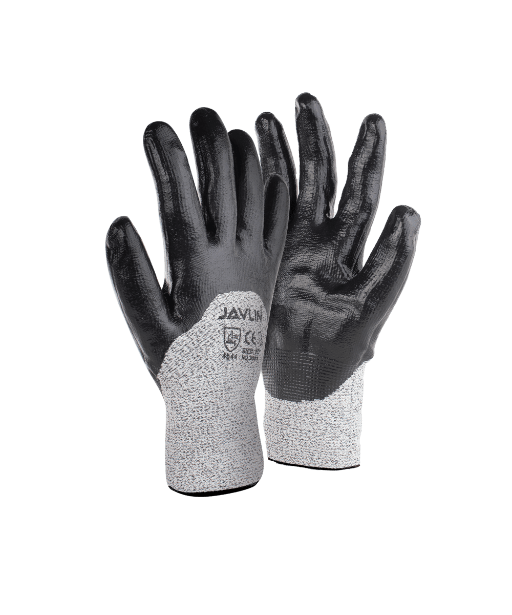 Cut 5 Liner 3/4 Nitrile Coated Gloves