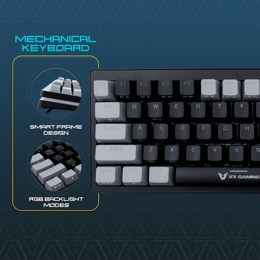 VX Gaming Sun-Wukong RGB Hot Swappable Mechanical Keyboard thumbnail 4